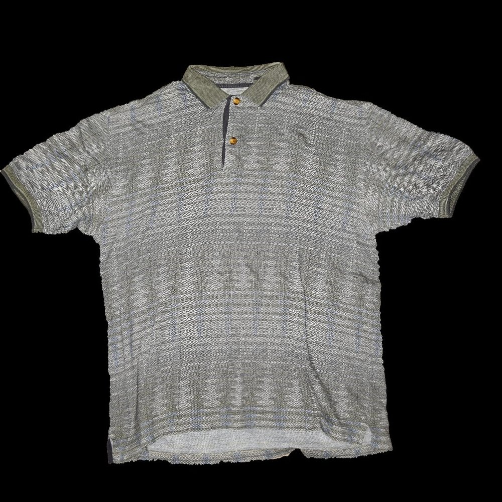 Bachrach Short Sleeve Polo Button Up